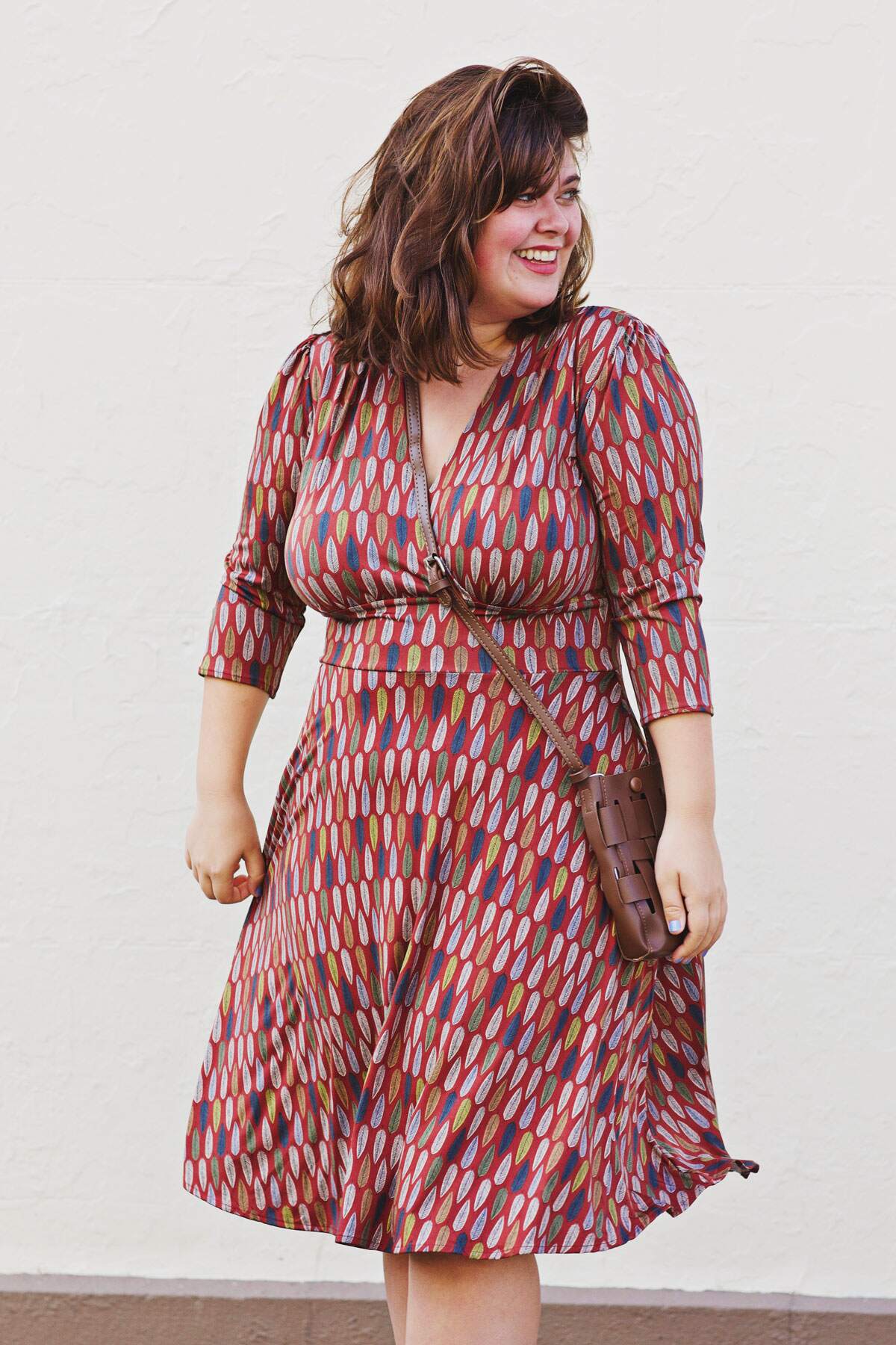 Megan Dress - Feathers