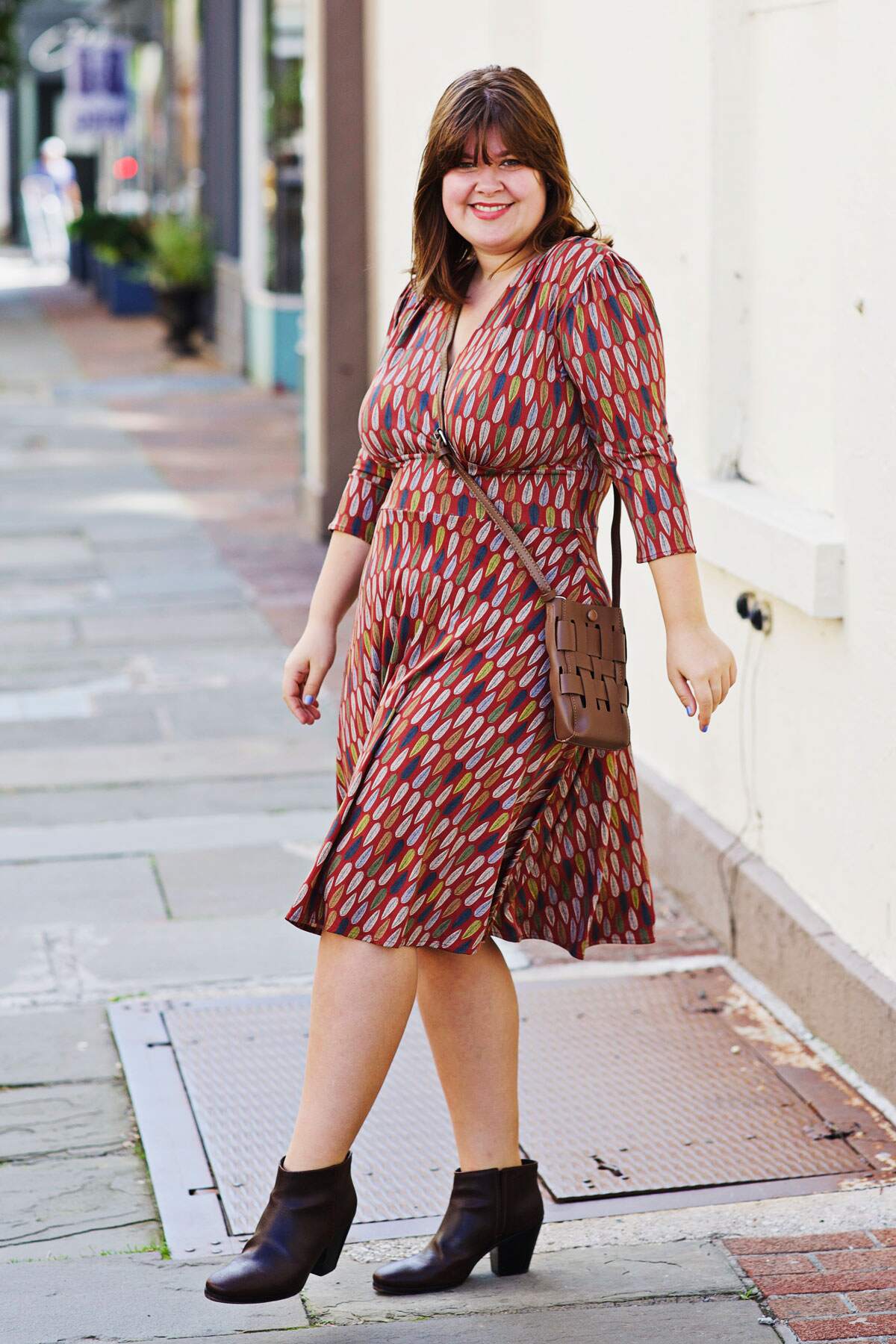 Megan Dress - Feathers