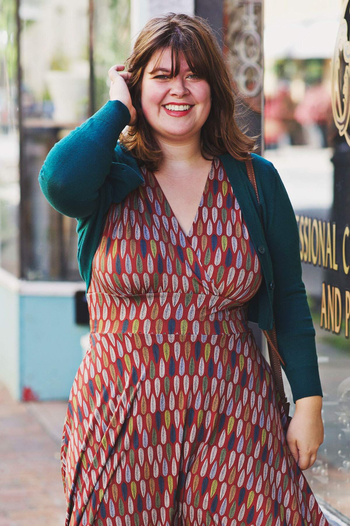 Megan Dress - Feathers
