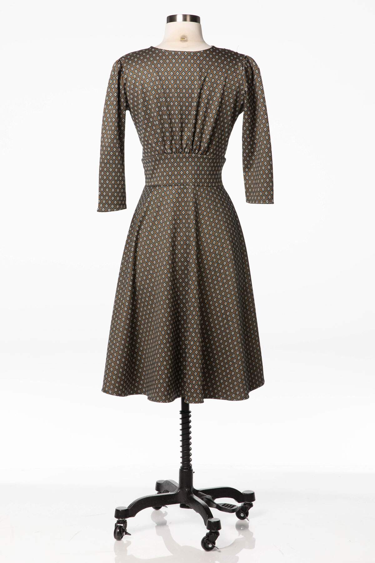 Megan Dress - Tiny Floral Jacquard FINAL SALE