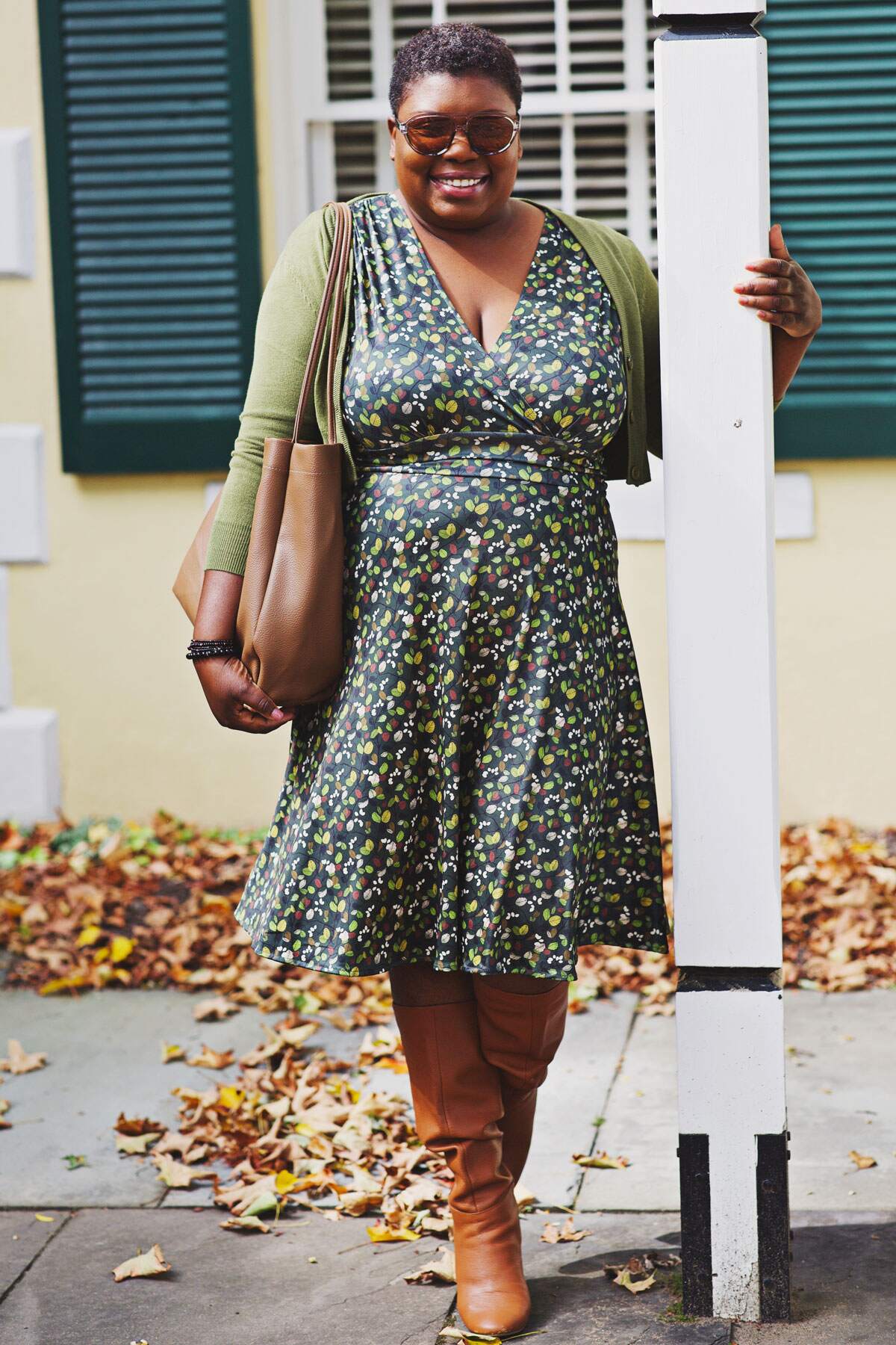 Megan Dress - Olivewood