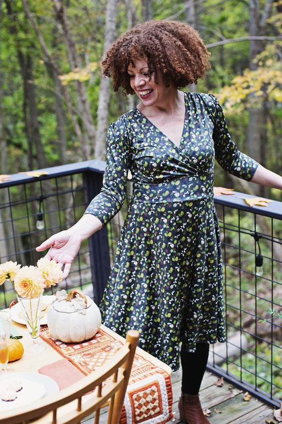 Megan Dress - Olivewood