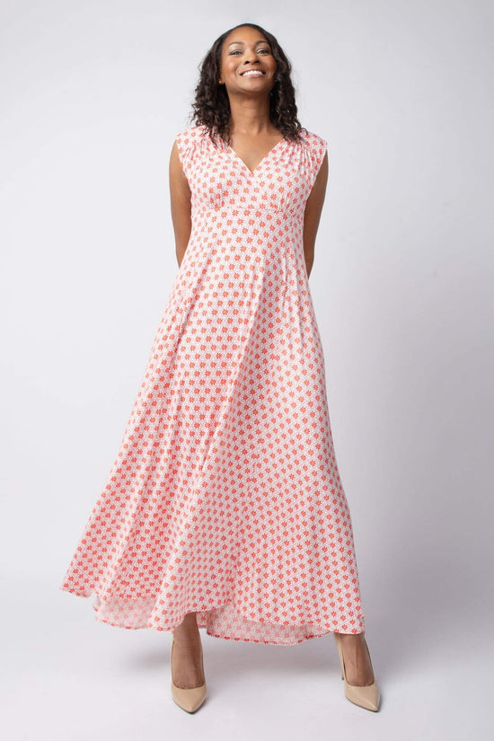 Nadine Dress in Rosy Posey by Karina Dresses