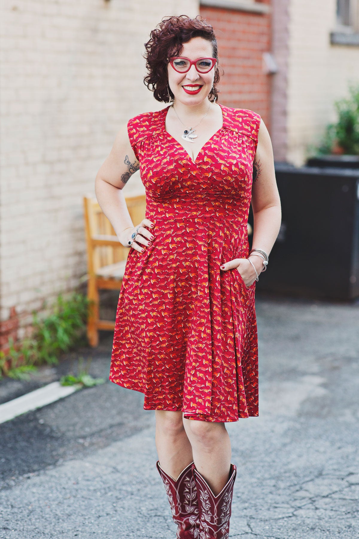 Nora Dress - Foxy