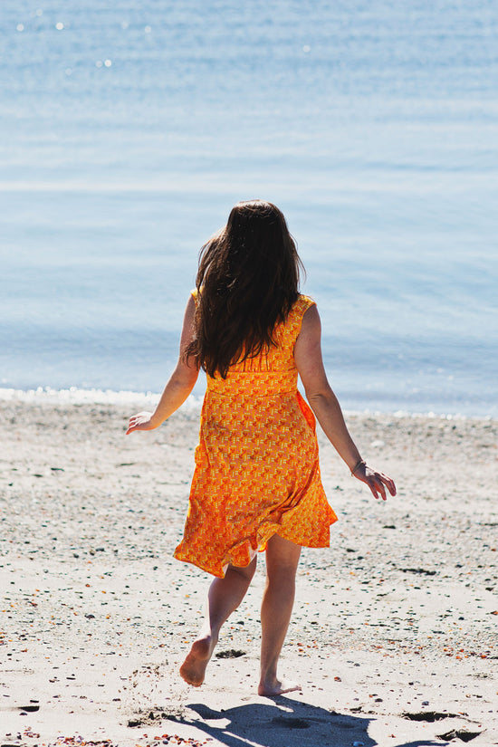 Nora Dress - Orange You Beautiful FINAL SALE