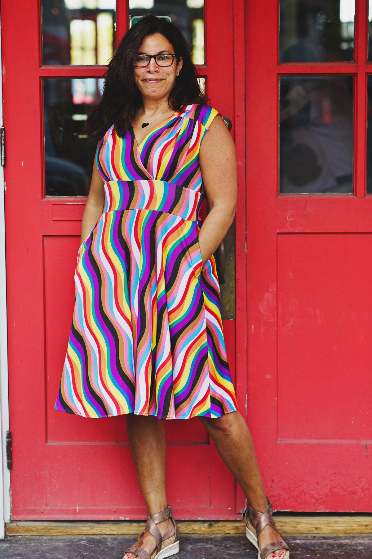 Nora Dress - Rainbow FINAL SALE
