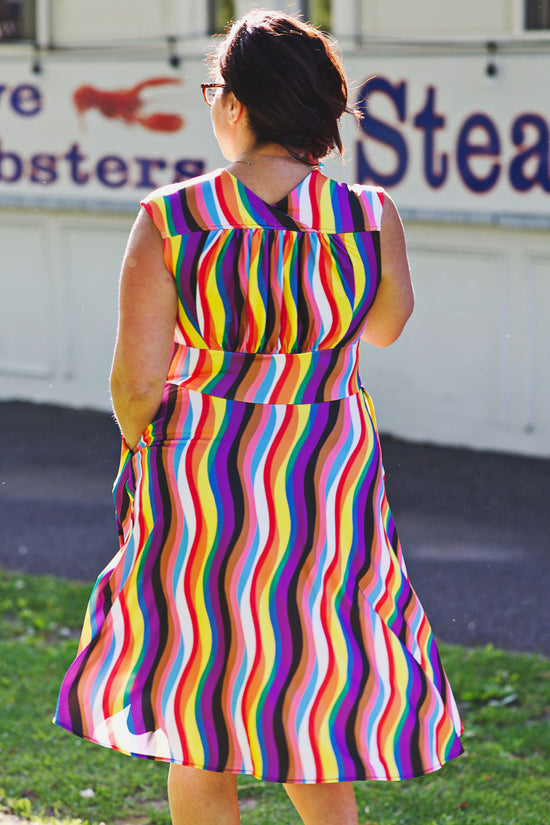 Load image into Gallery viewer, Nora Dress - Rainbow FINAL SALE
