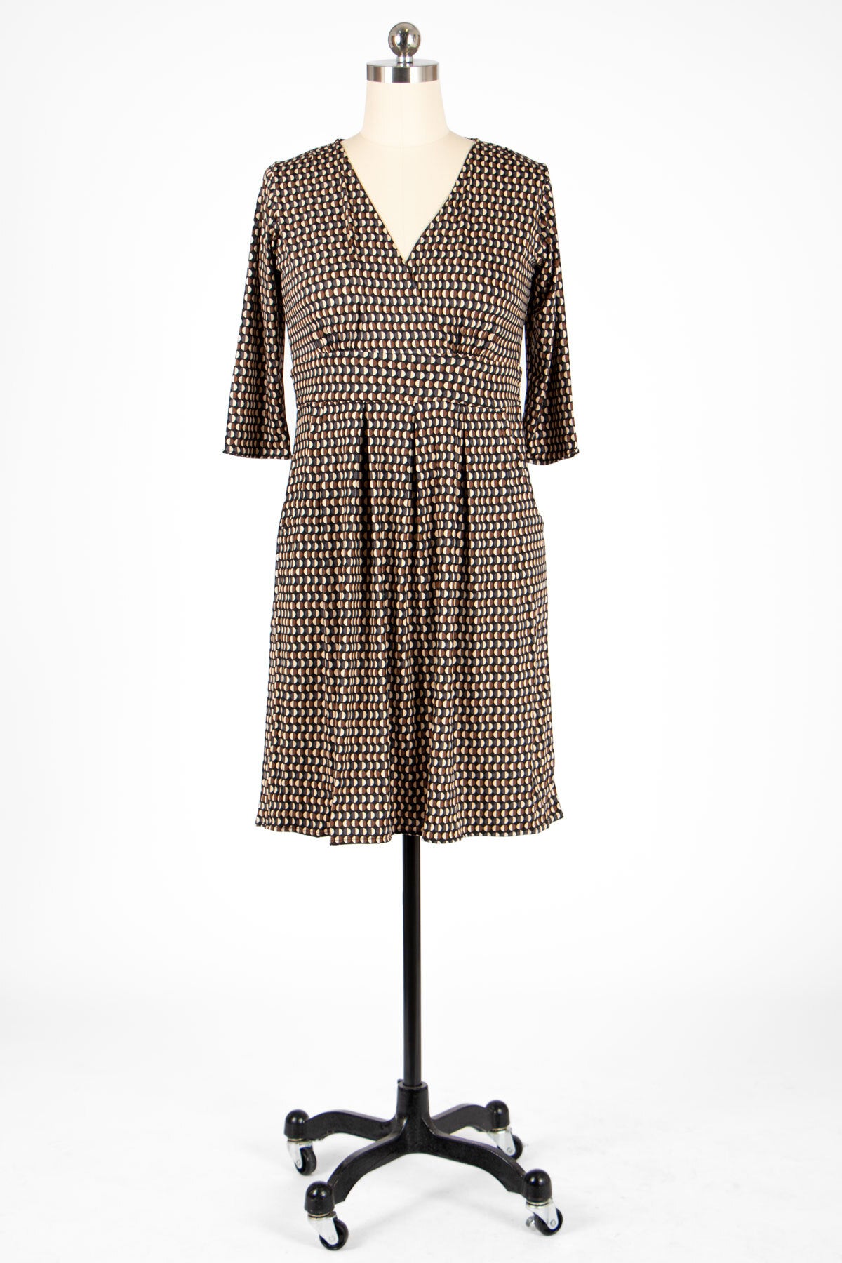 Penelope Dress - Chestnut Half Moons
