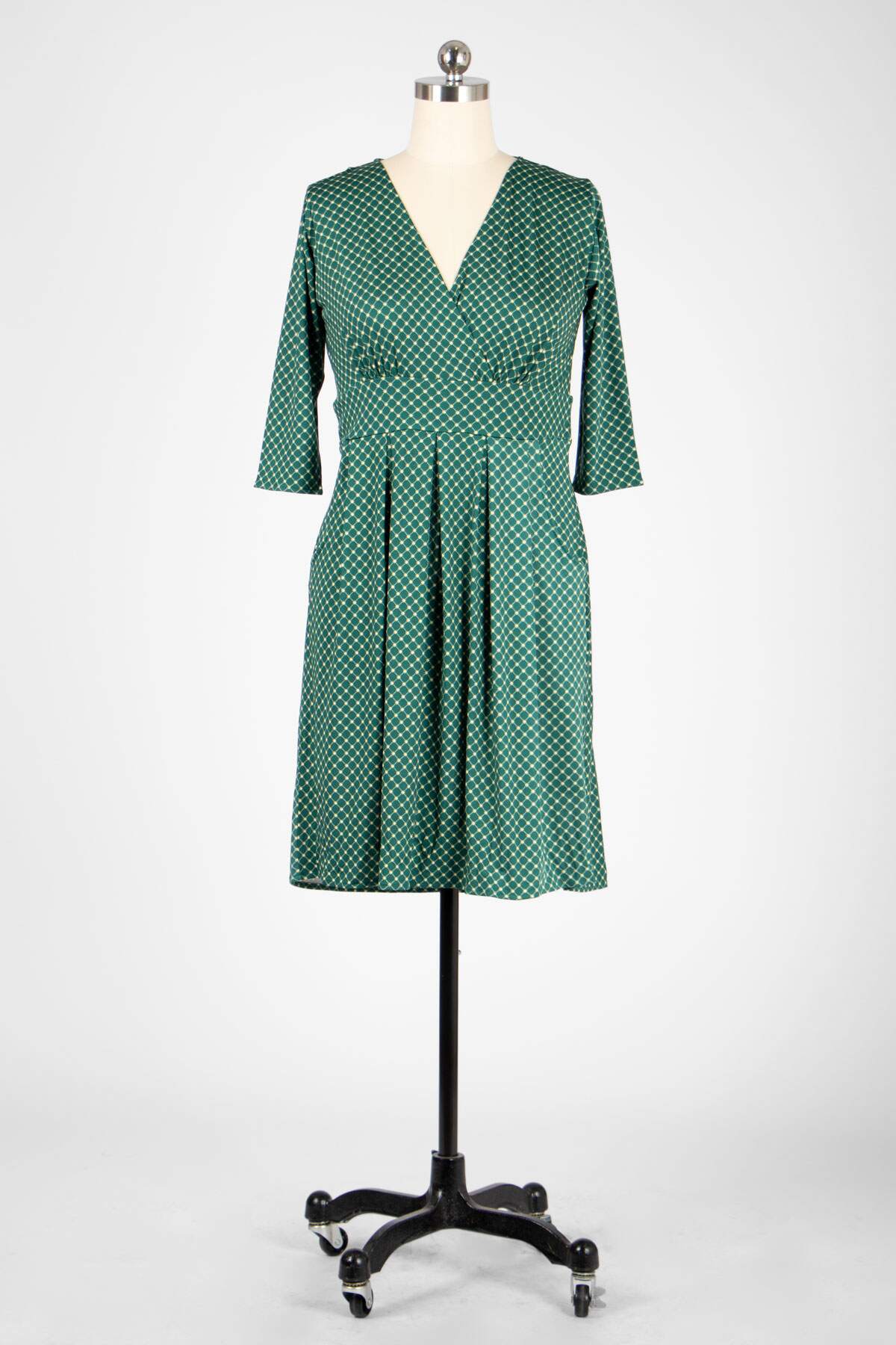 Penelope Dress - Holly Cross Dots