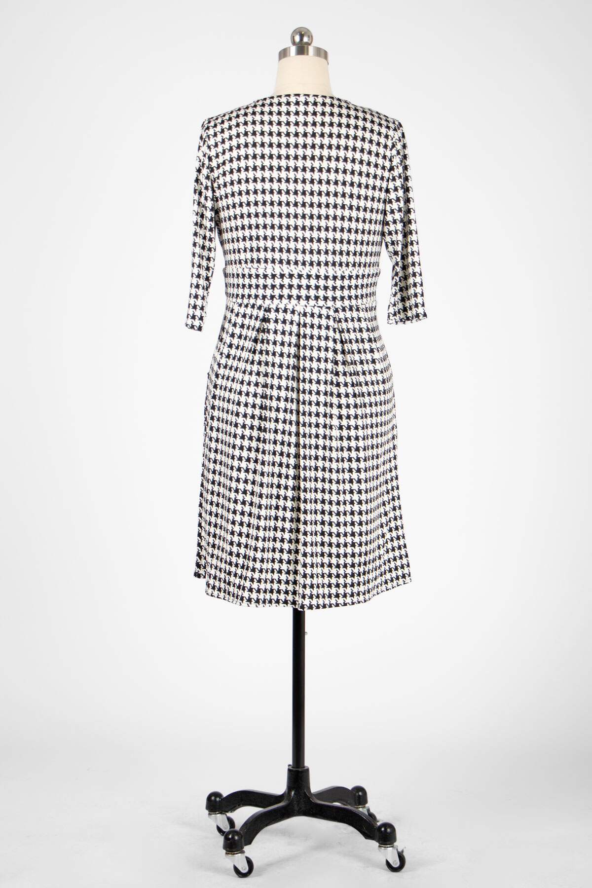 Penelope Dress - Houndstooth