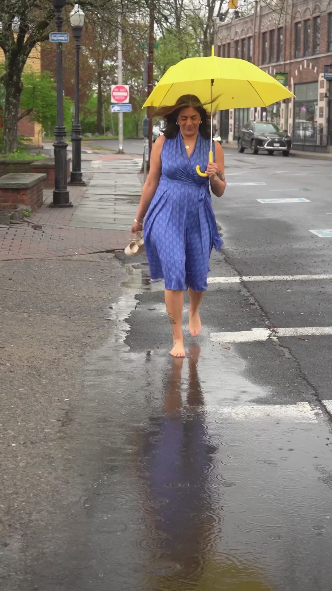 Rose Dress - Blue Ocean