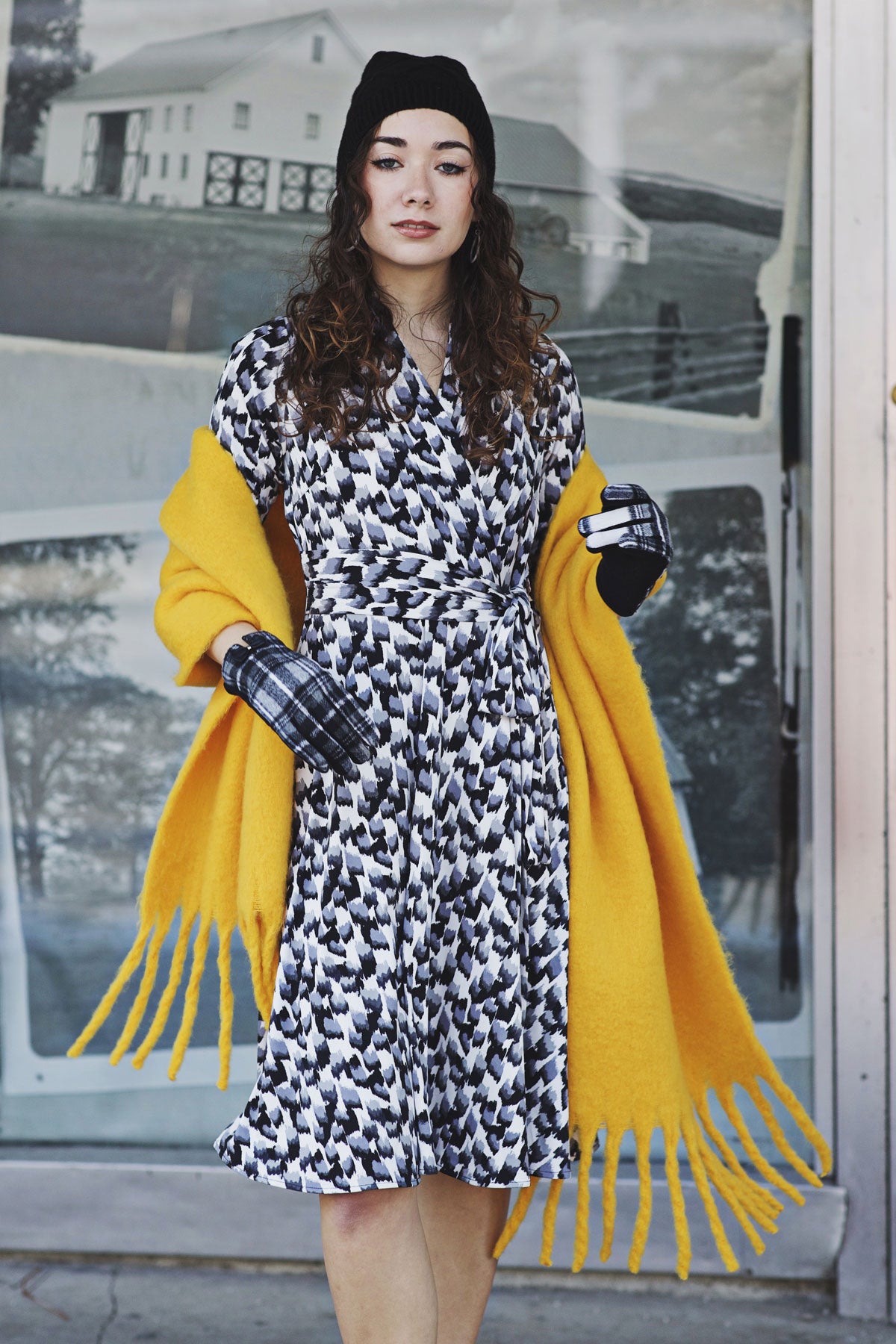 Ruby Dress in Night To Day Ombré by Karina Dresses