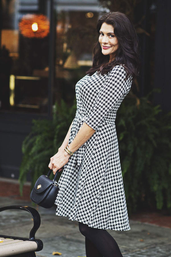 Ruby Dress - Houndstooth