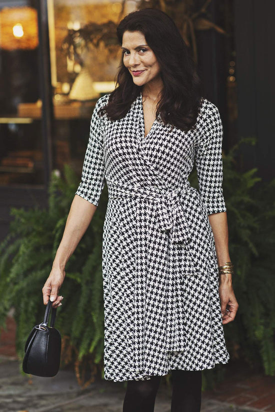 Ruby Dress - Houndstooth