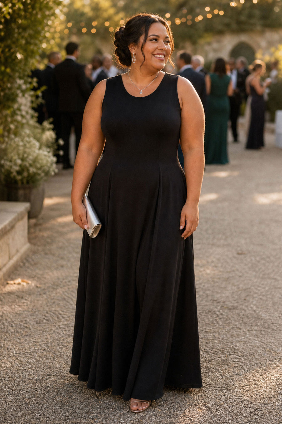 Theresa Dress - Solid Black