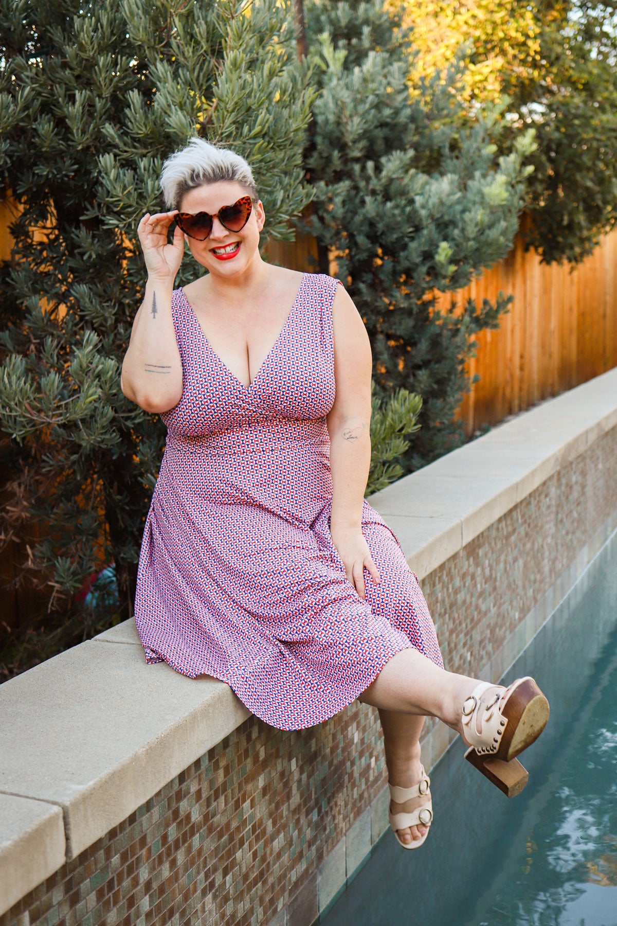 Abigail Dress in Nautical Geo by Karina Dresses