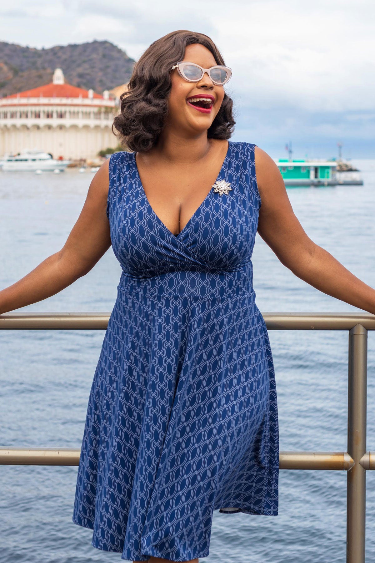 Audrey Dress - Wave Runner