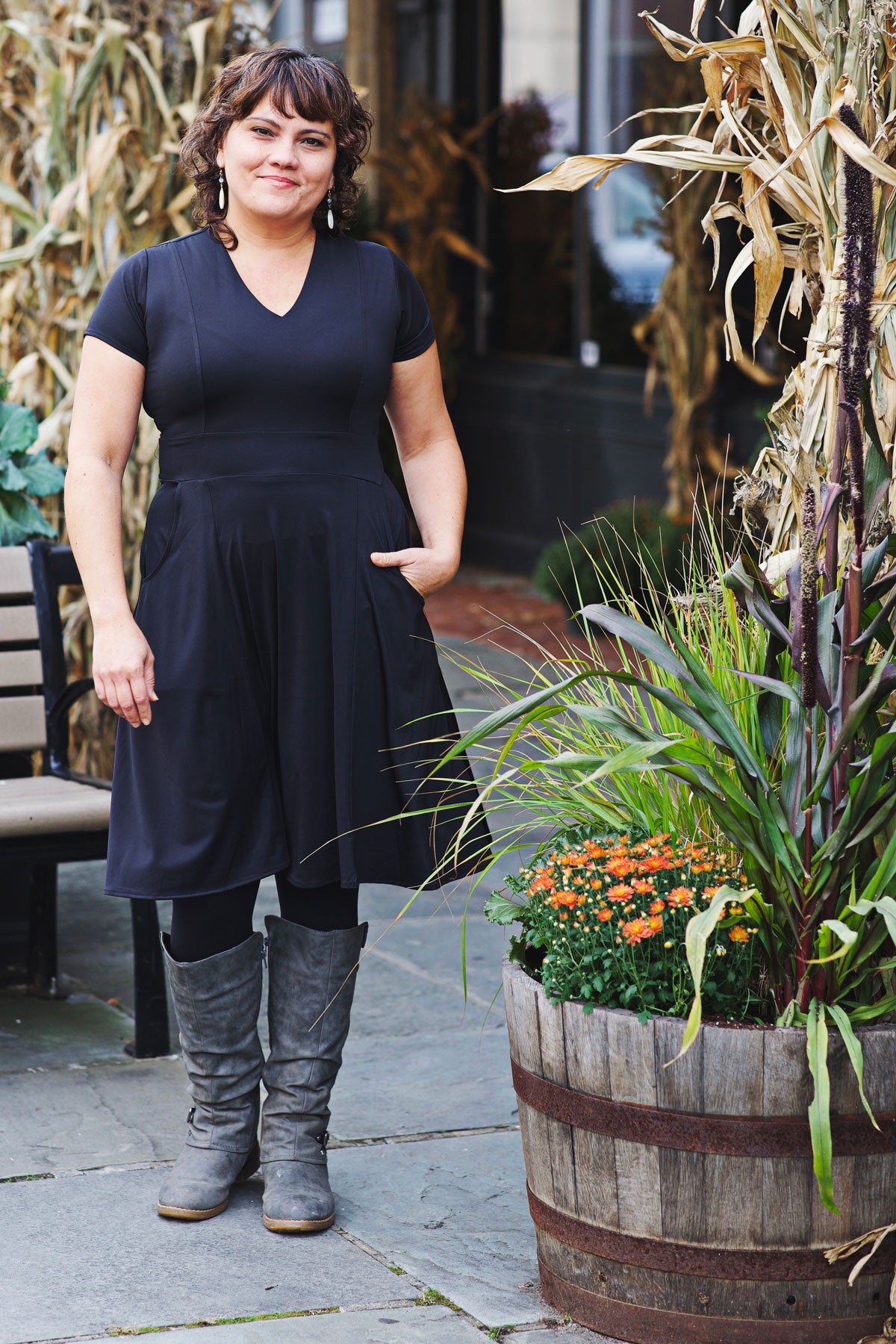 Cece Dress - Solid Black – karina dresses