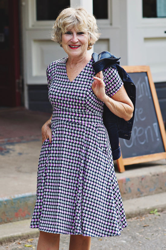 Cece Dress in Violet Femme by Karina Dresses