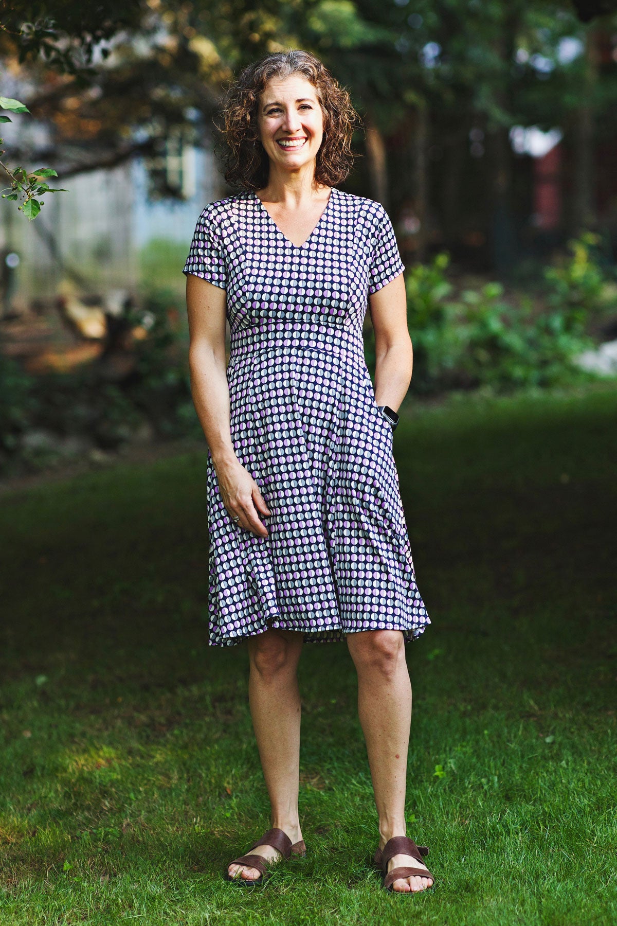 Cece Dress in Violet Femme by Karina Dresses