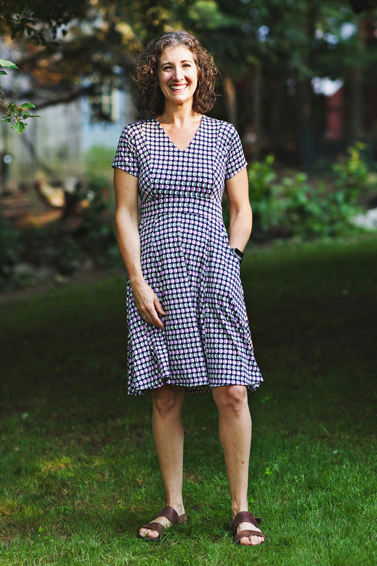 Cece Dress in Violet Femme by Karina Dresses