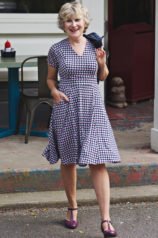Cece Dress in Violet Femme by Karina Dresses