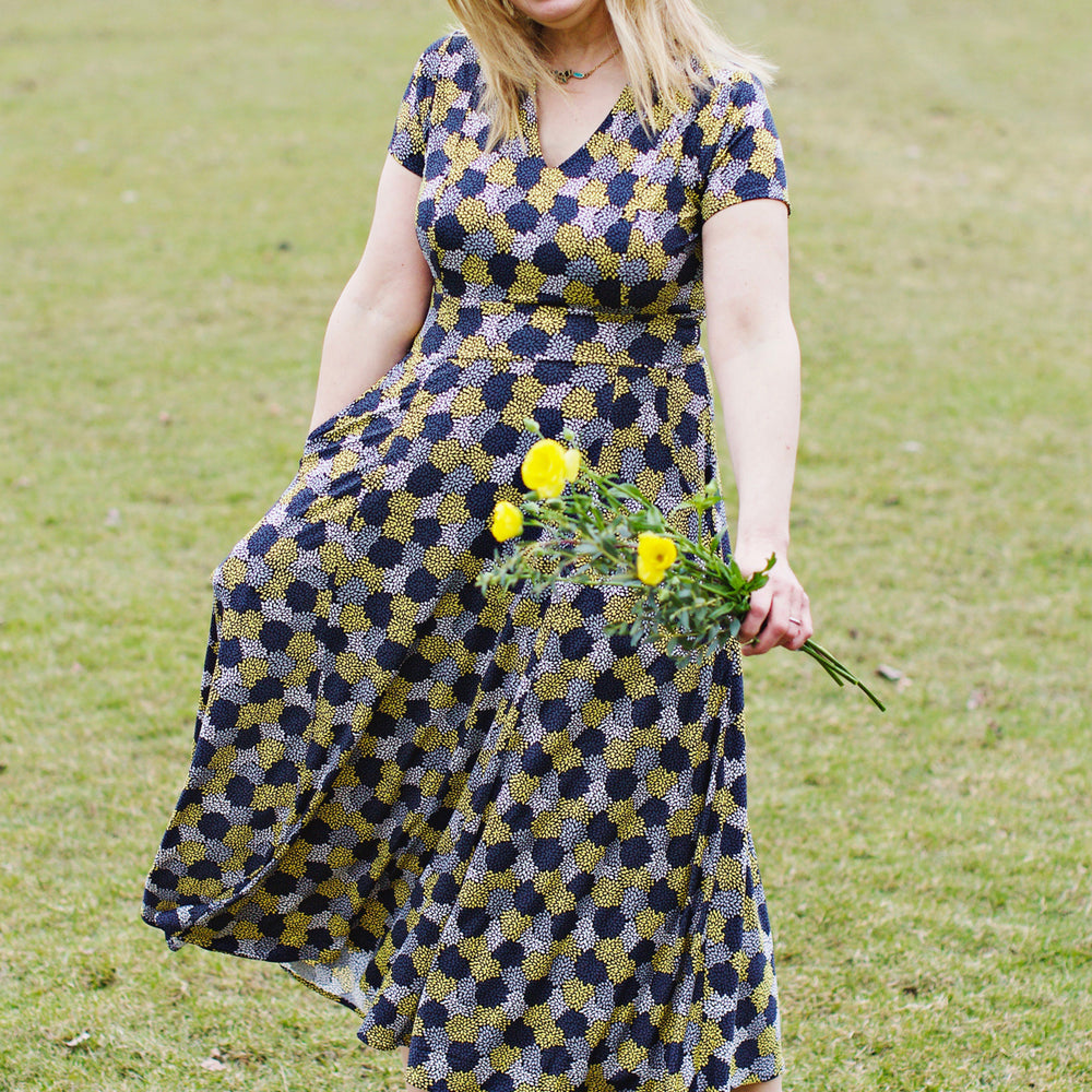 
                  
                    Cecelia Dress in Peaceful Petals by Karina Dresses
                  
                