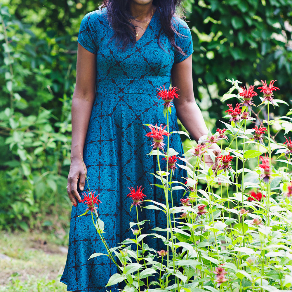 
                  
                    Cecelia Dress in Teal Temptation by Karina Dresses
                  
                