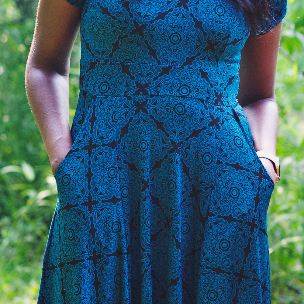 
                  
                    Cecelia Dress in Teal Temptation by Karina Dresses
                  
                