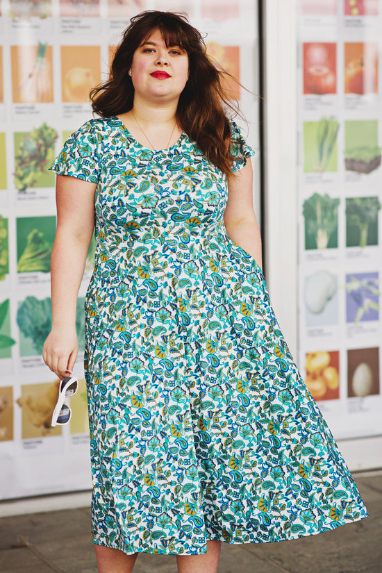 Emily Dress - Calypso Paisley