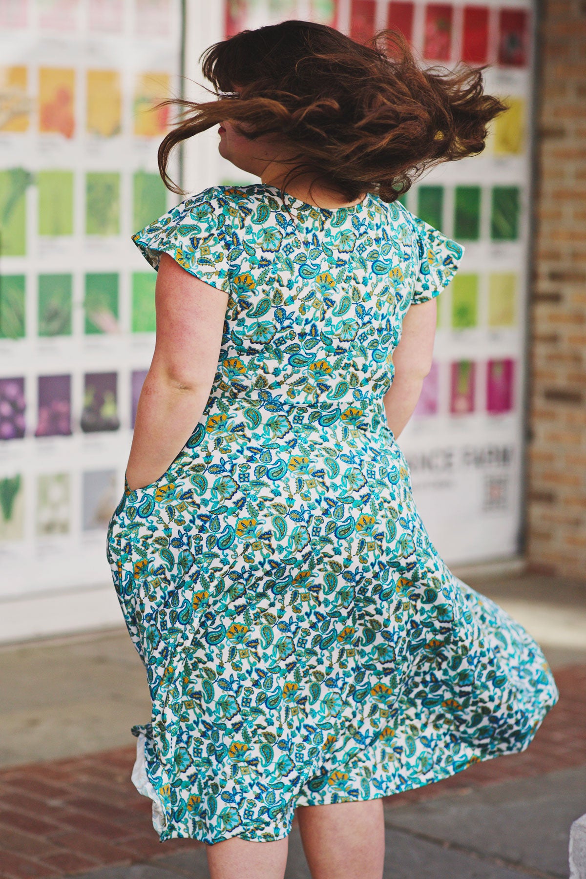 Emily Dress - Calypso Paisley
