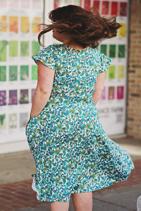 Emily Dress - Calypso Paisley