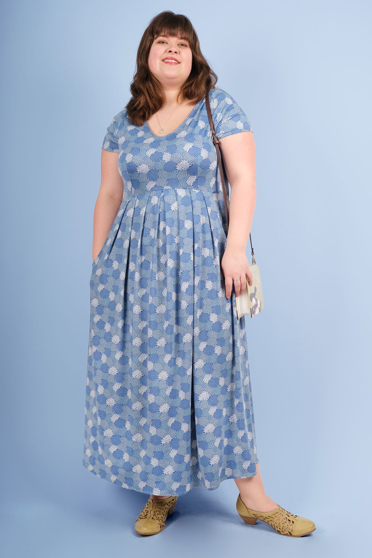 Jessica Dress - Blues in Bloom FINAL SALE