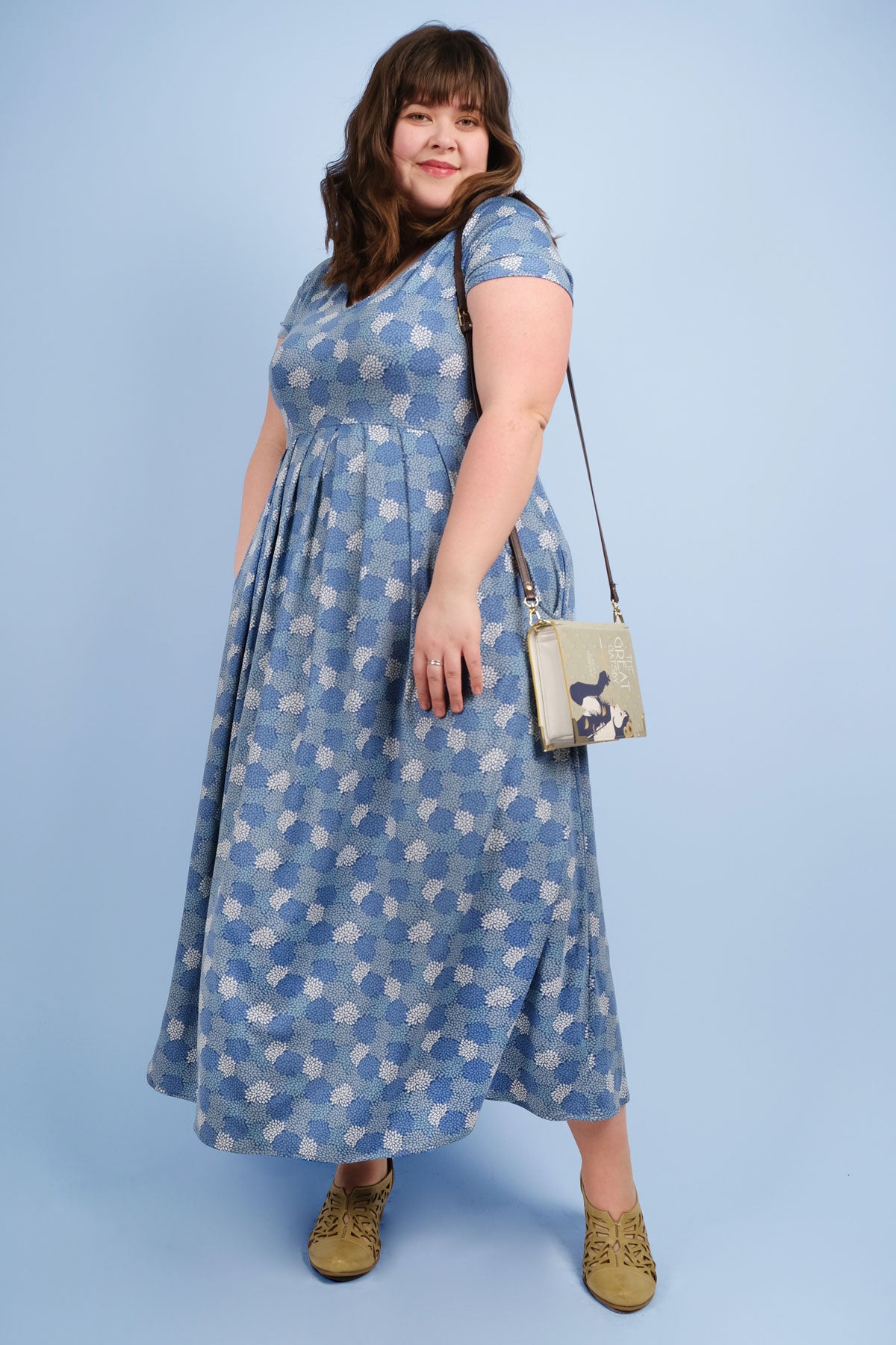 Jessica Dress - Blues in Bloom FINAL SALE