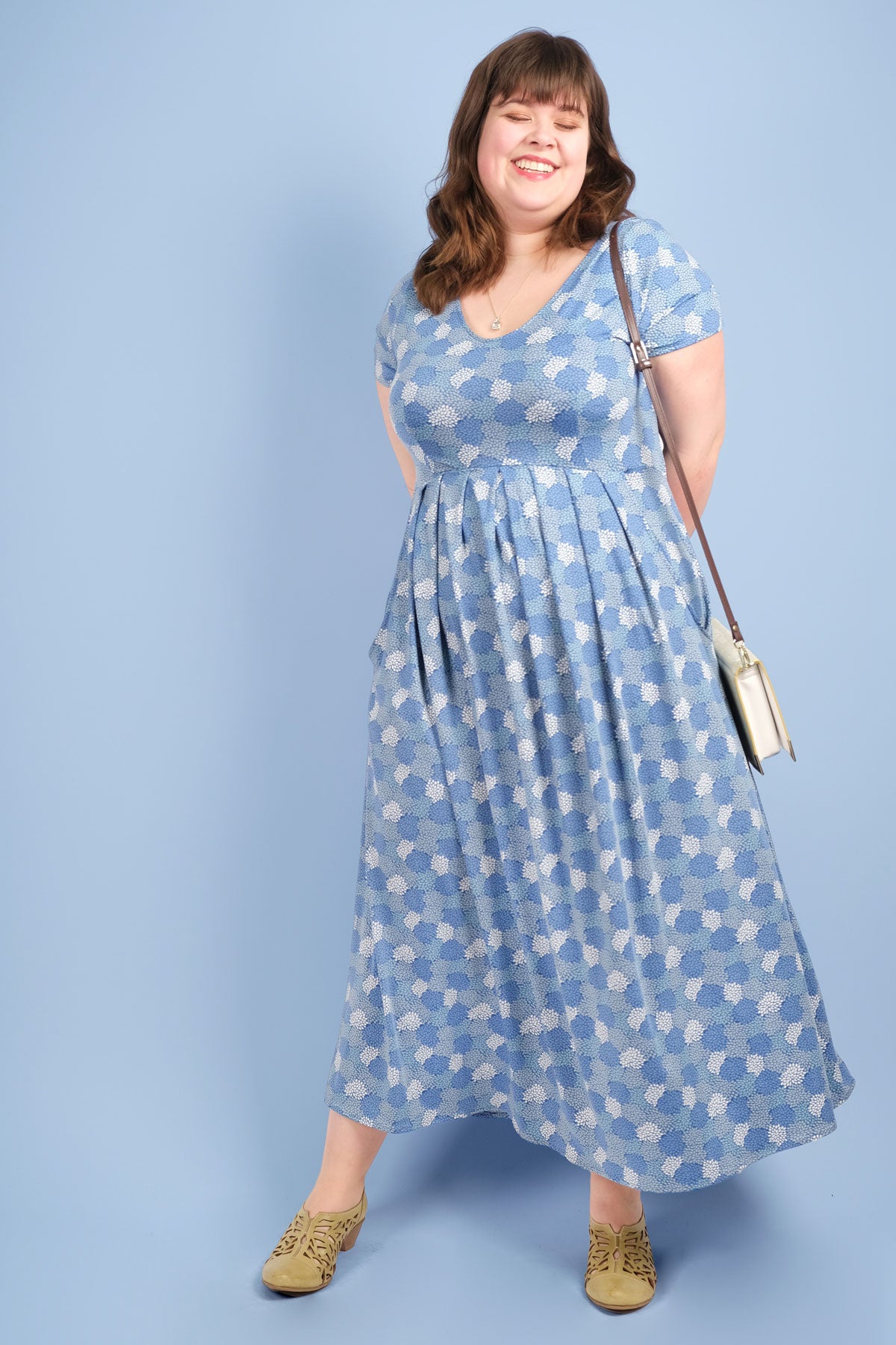 Jessica Dress - Blues in Bloom FINAL SALE