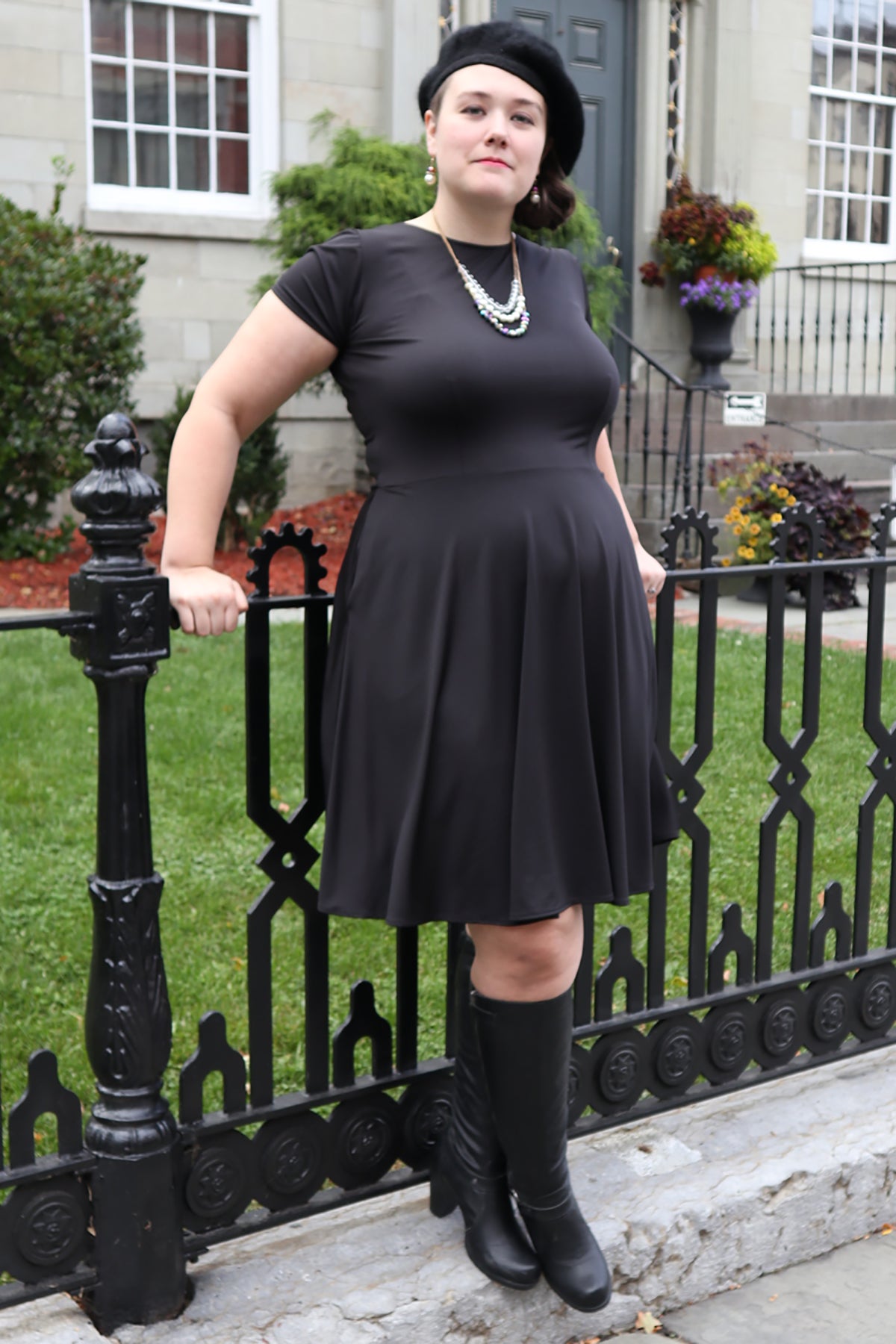 Load image into Gallery viewer, Kate Dress in Solid Black by Karina Dresses
