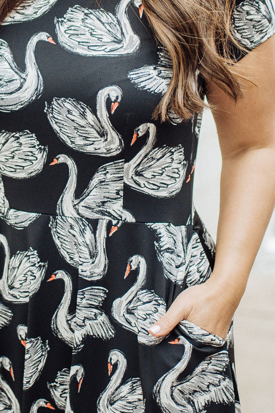 Kate Dress - Swans