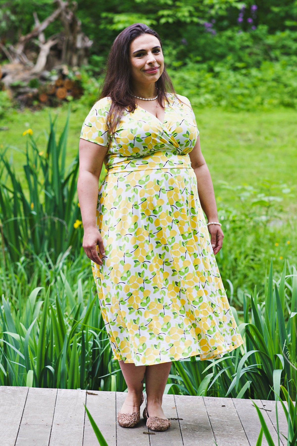 Margaret Dress - Lemons FINAL SALE