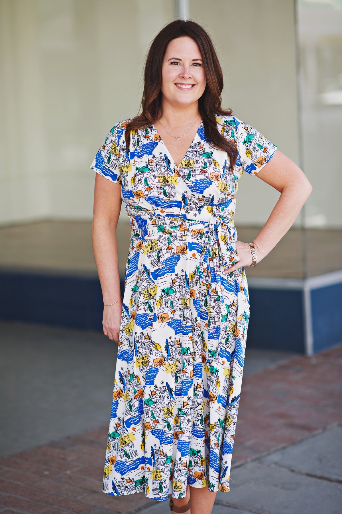 Margaret Dress - Riviera FINAL SALE
