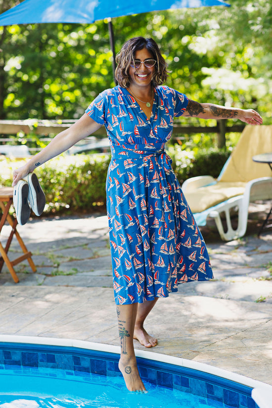 Margaret Dress in Sail Away by Karina Dresses
