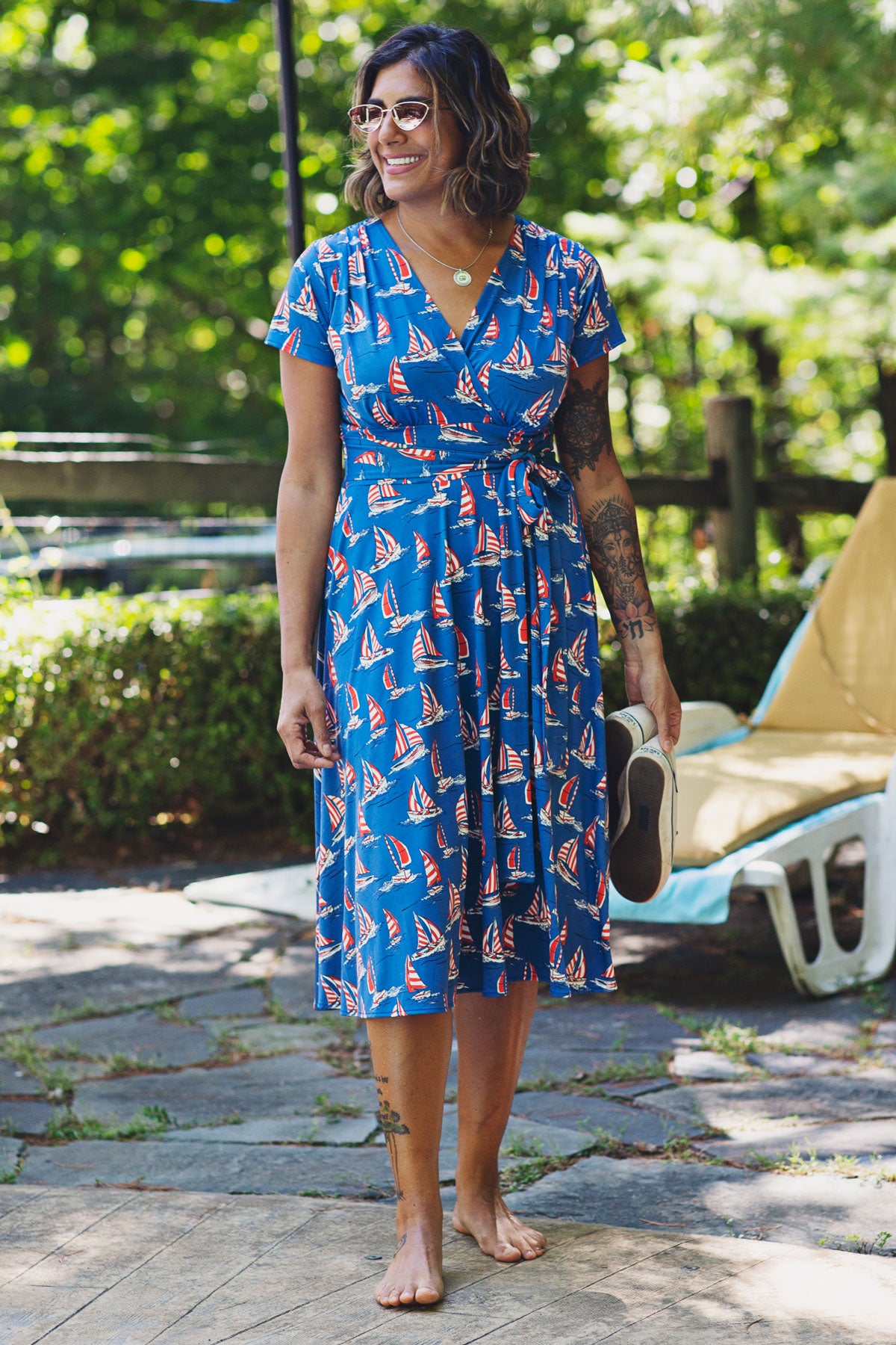 Margaret Dress in Sail Away by Karina Dresses