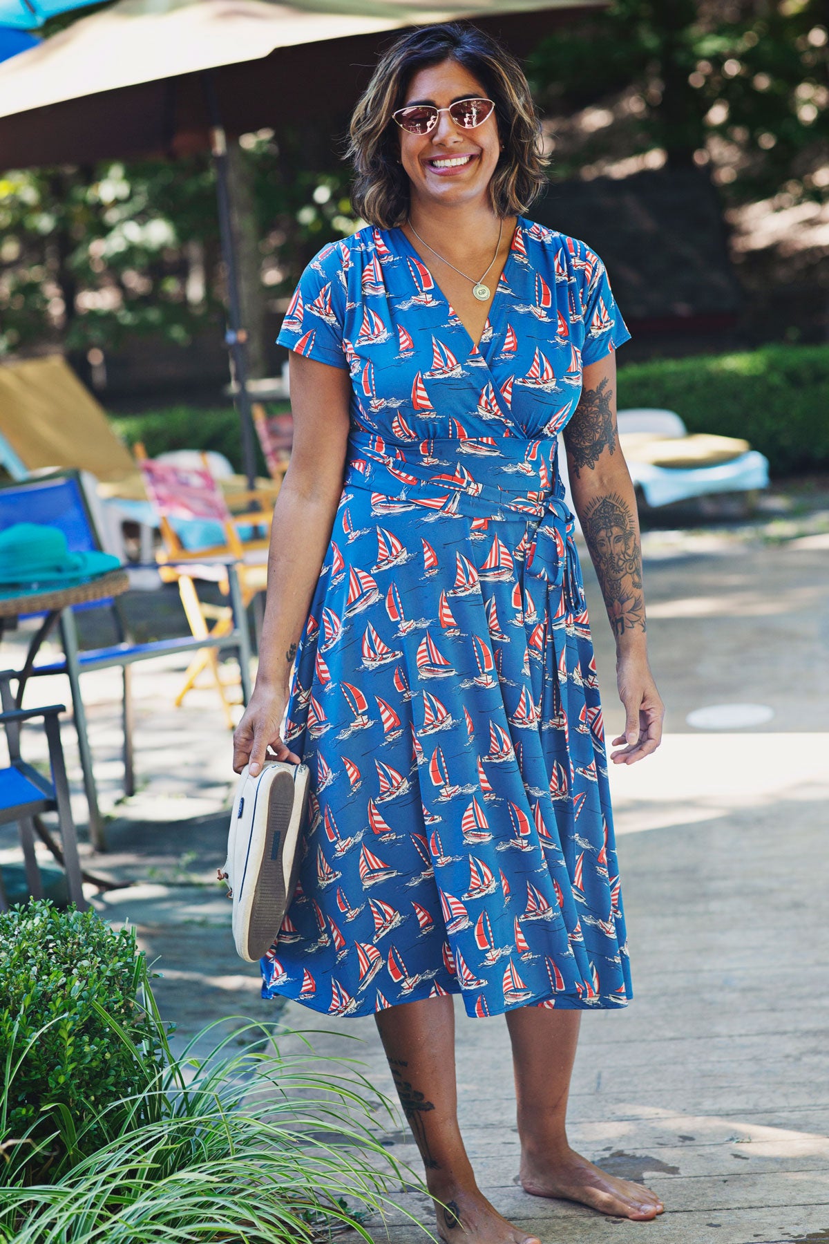 Margaret Dress in Sail Away by Karina Dresses