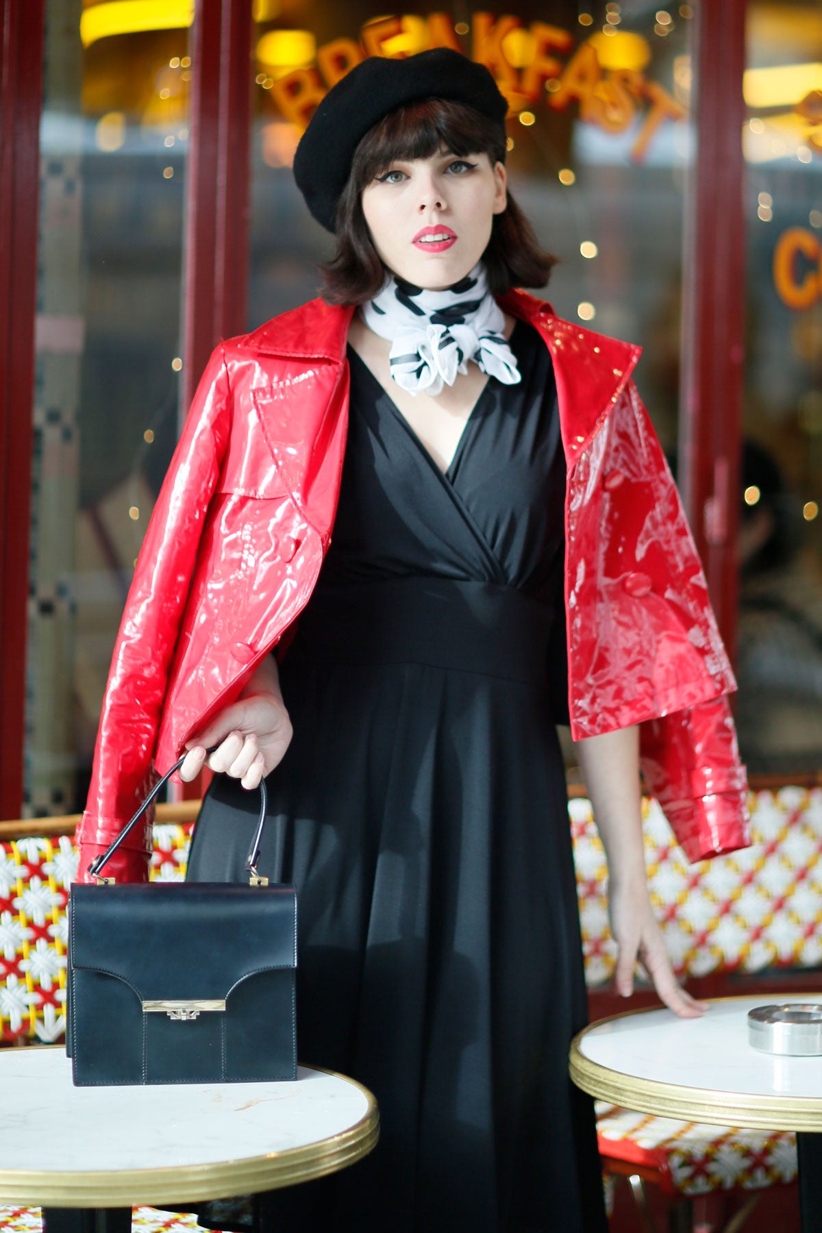 Black Fringe Dress  Holiday Party Looks - Karina Style Diaries