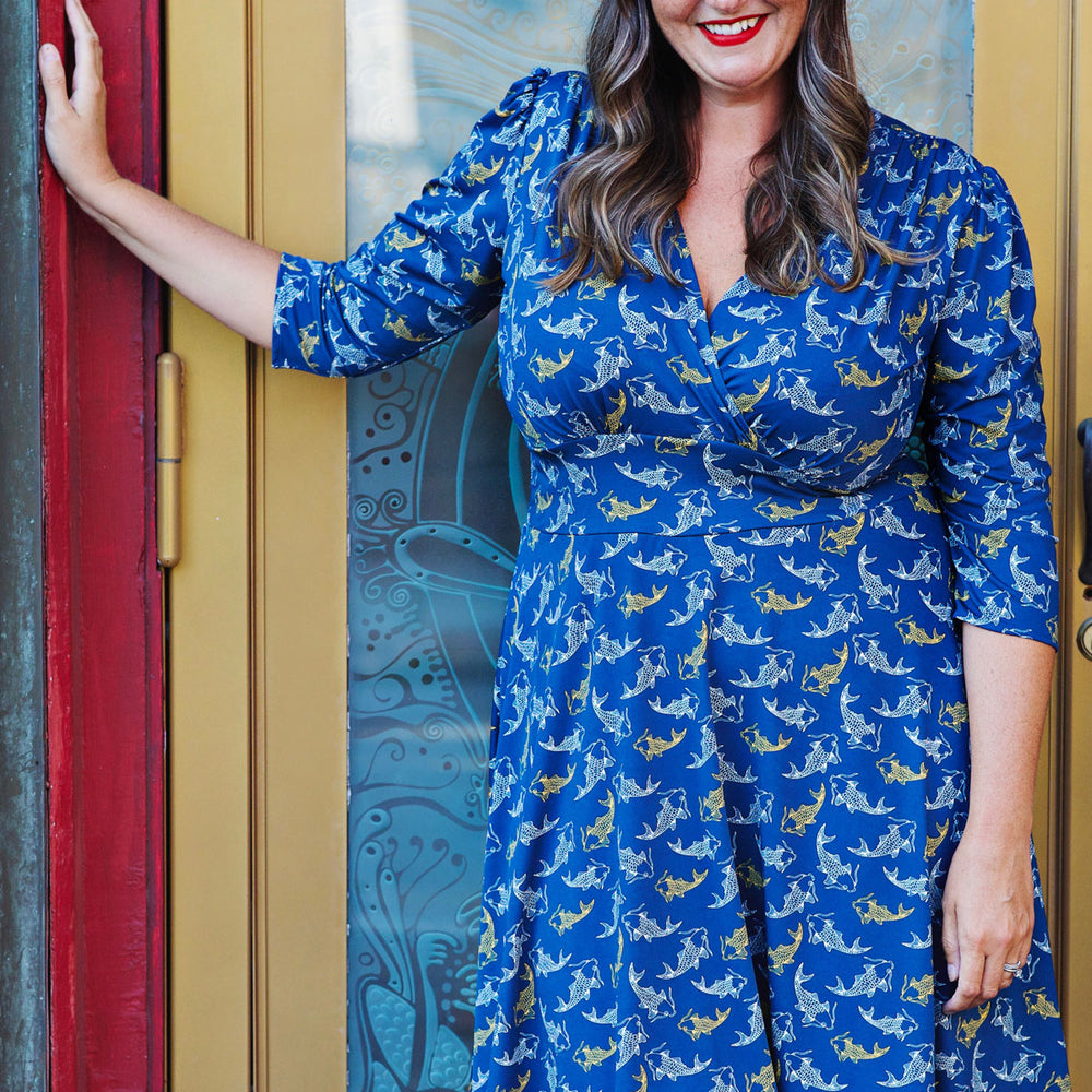 
                  
                    Megan Dress in Koi Pond by Karina Dresses
                  
                