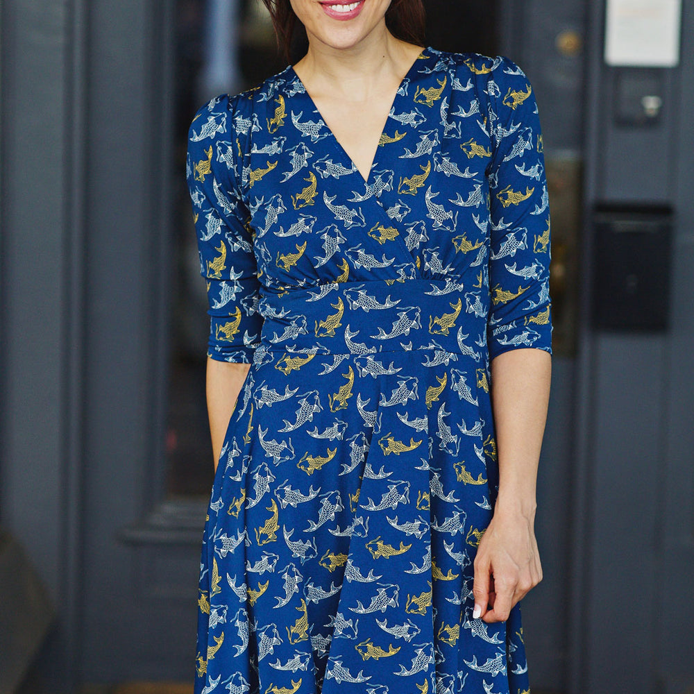 Megan Dress in Koi Pond by Karina Dresses