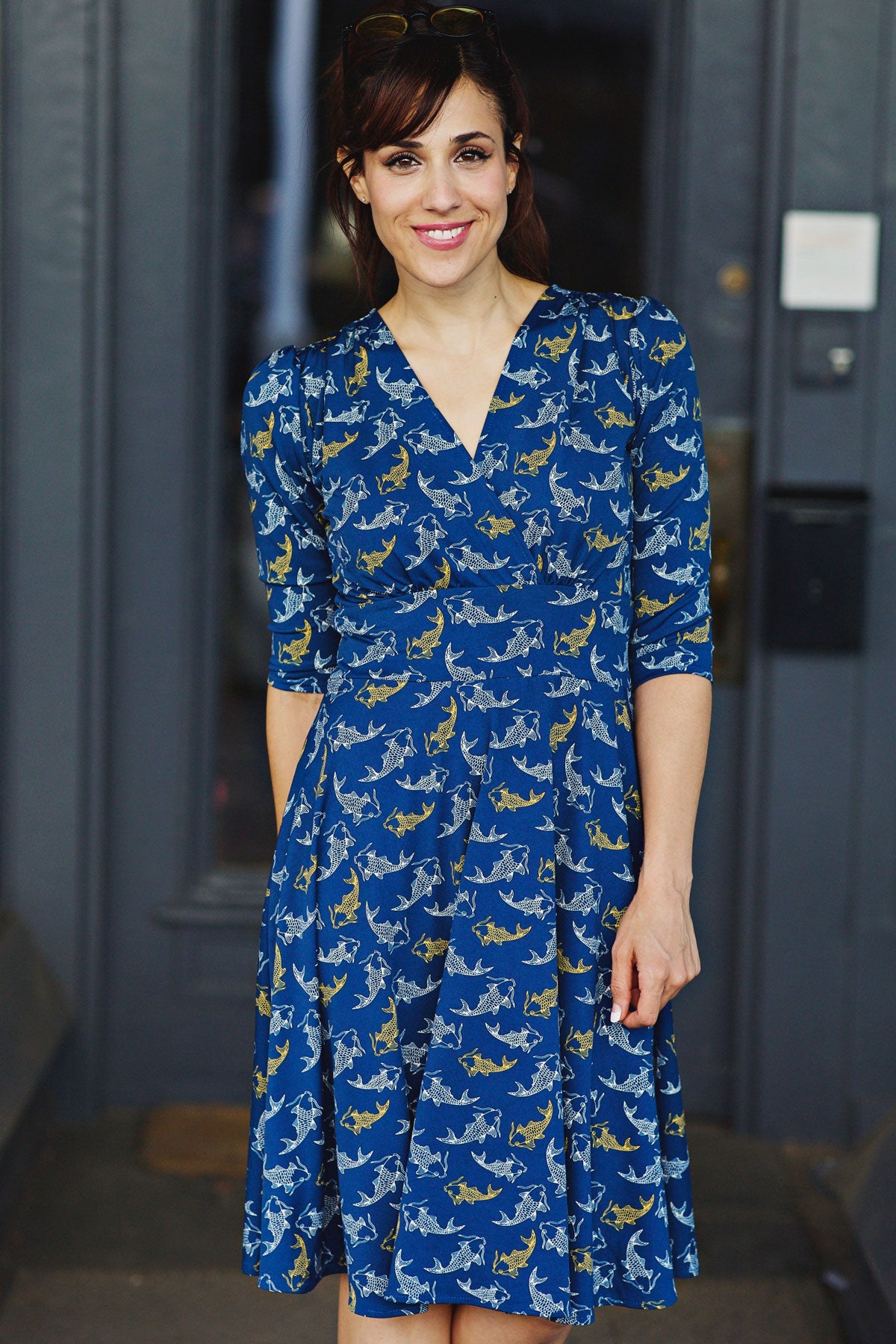 Megan Dress in Koi Pond by Karina Dresses