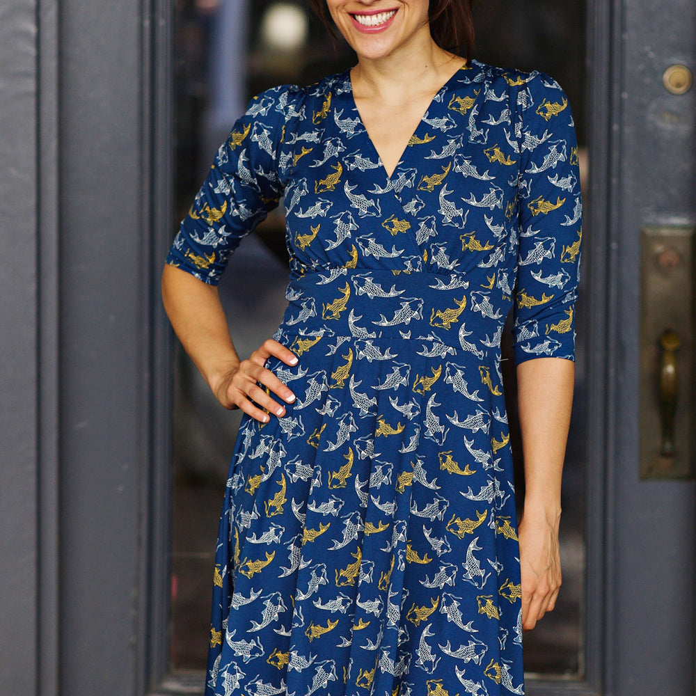 
                  
                    Megan Dress in Koi Pond by Karina Dresses
                  
                