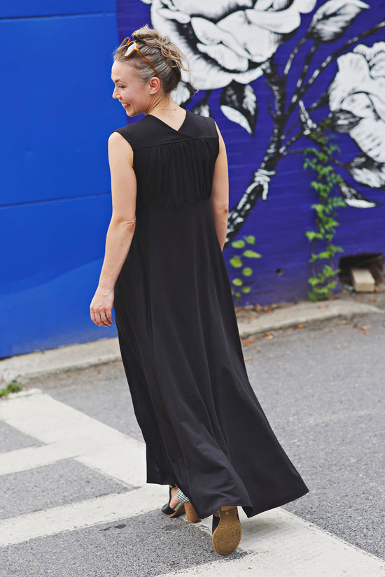 Load image into Gallery viewer, Nadine Dress in Black by Karina Dresses
