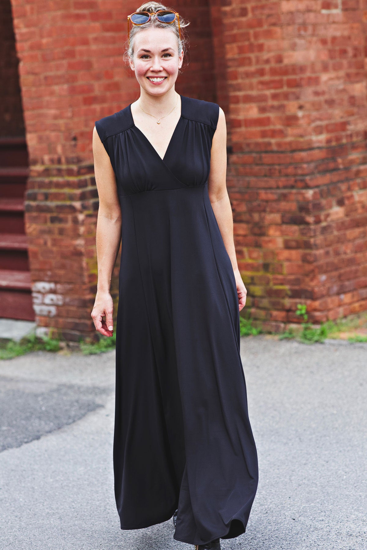 Nadine Dress in Black by Karina Dresses