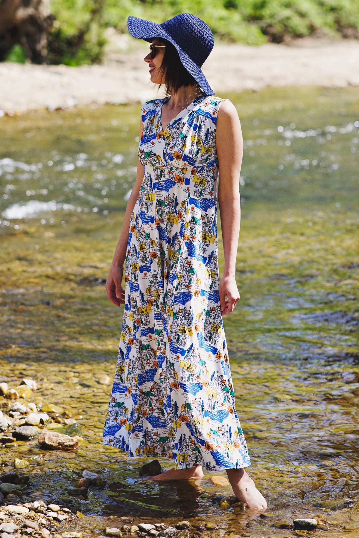 Load image into Gallery viewer, Nadine in Riviera by Karina Dresses
